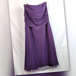 Eden Maids Eggplant Purple Formal Dress Women's 20 W